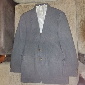 Elegant Charcoal Men's Suit Jacket